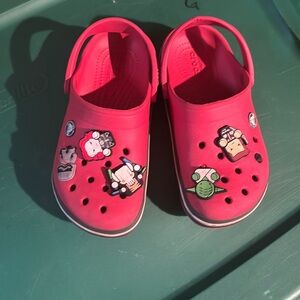 Red Crocs Kids size 13